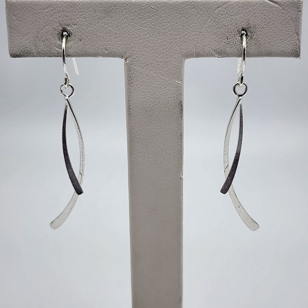 International Bullion Brokers Sterling Silver Dangling Earrings